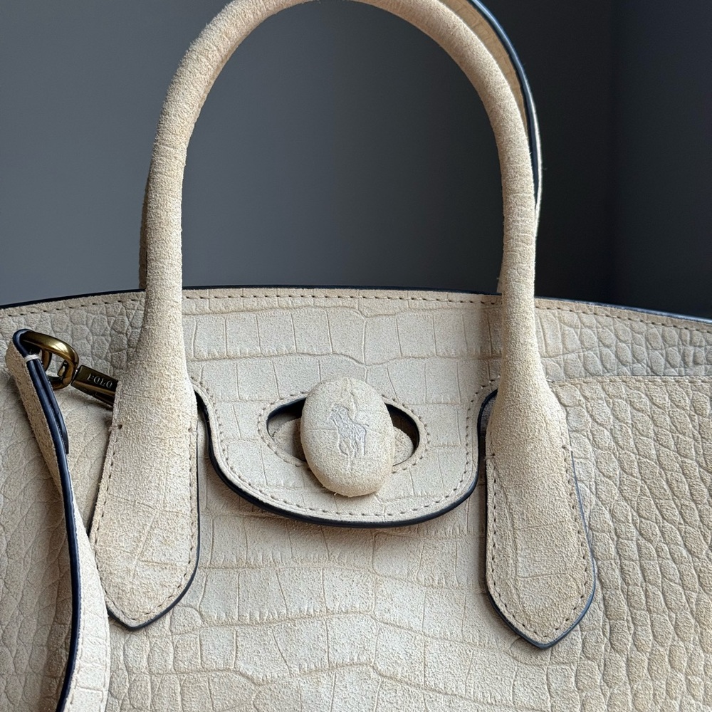 Polo by Ralph Lauren Cream Satchel - Picture 12 of 13
